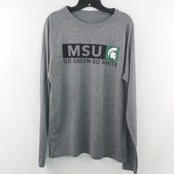 Other - Michigan State Mens Long Sleeve Shirt Top Size L